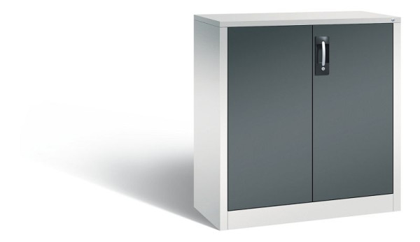 C+P Büro-Drehtürenschrank Acurado, H1000xB930xT400 mm, Grau/Anthrazit, 9266-1200 S10423