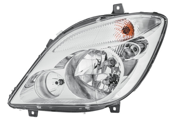 HELLA FF/Halogen-Hauptscheinwerfer, für u.a. Mercedes-Benz Sprinter 3,5-T Box (906), ECE, für Rechtsverkehr, links, 1EB 247 012-051