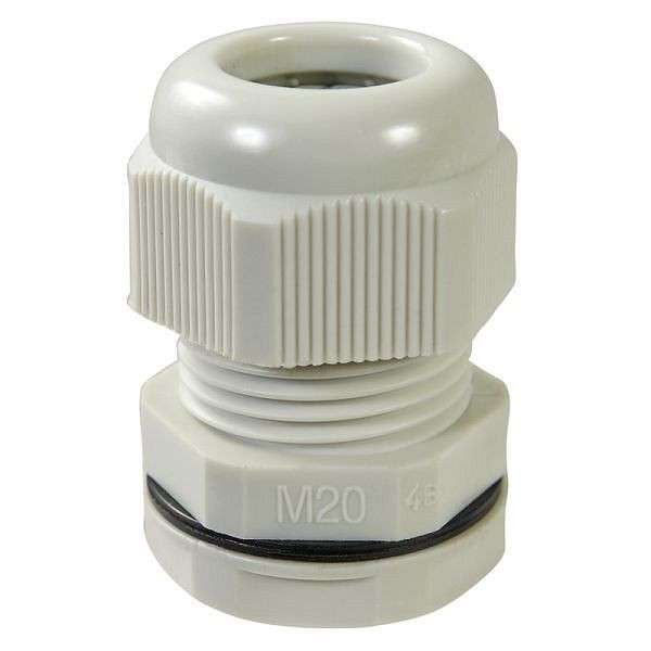 Haupa Kabelverschraubung IP68 M12 lichtgrau, VE: 10 Stück, 250040