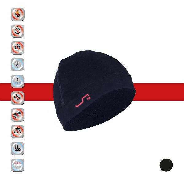 SIMLOC Mütze, schwarz, Größe: ONE SIZE, 71% LENZING FR Viskose, VE: 3 Stück, 2-02-26-01