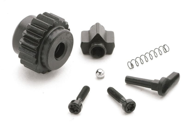 Hazet Ersatzteil Satz Knarr-Rad, Innensechskant 6,3 = 1/4" bestehend aus: Knarr-Rad, Sperrstück, Schalthebel, Schrauben, Kugel, Druckfeder, 2264/7