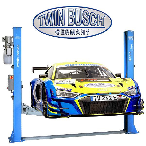 Twin Busch 2 Säulen Hebebühne Anthrazit 4.2 t - Basic-Line, TW242E-230