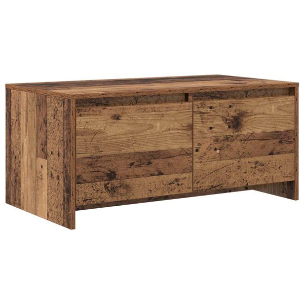vidaXL Couchtisch Eichenholz 90 x 50 x 41,5 cm Holzwerkstoff, 8017366