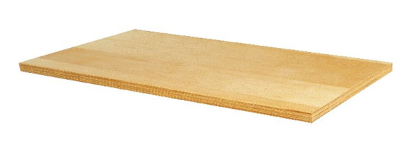 bott cubio Multiplex-Arbeitsplatte BxTxH: 2000 x 750 x 40 mm, Buche Natur, 41201036.08V