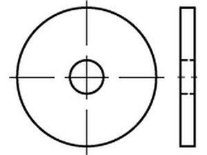 DIN 1052 Scheiben für Holzverbinder A 2 18 x 68 x 6 A 2 VE=S (25 Stück)