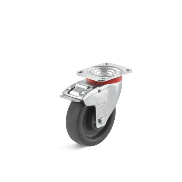 Torwegge Lenkrolle mit Feststeller, L-IM-PAM-150-K-3, 0033435