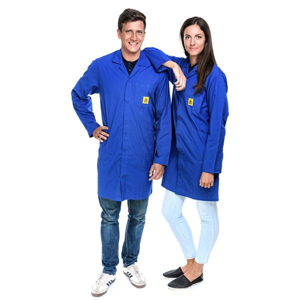 SafeGuard ESD-Arbeitsmantel "Pro-Line", dunkelblau, Größe 5XL, DSWL41041