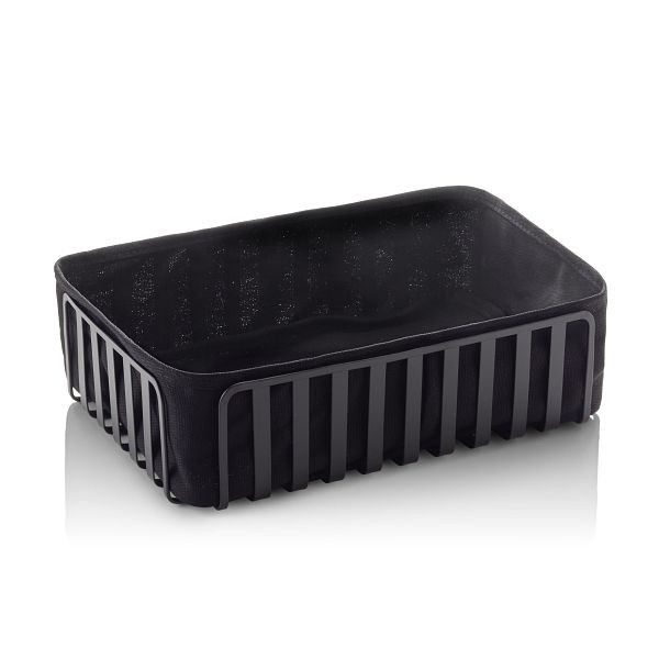 WAS Korb, 28,5 x 18,5 x 8 cm, schwarz, 1409028, 4044925120586