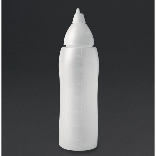 Araven klare tropffreie Soßenflasche 70cl, Polyethylen, CW113