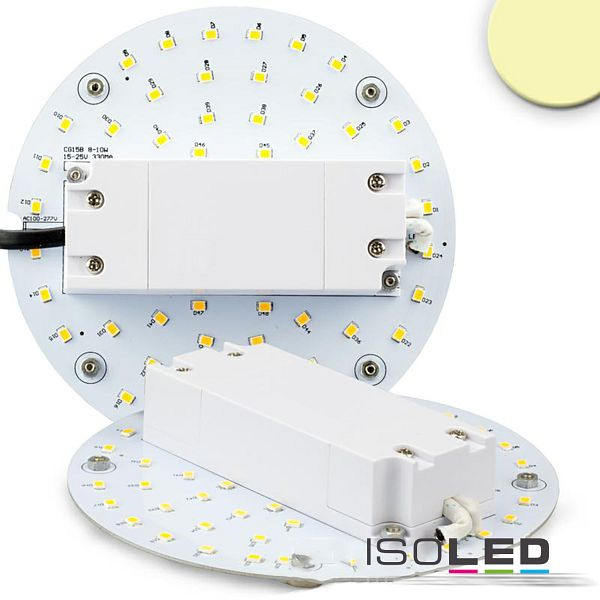 ISOLED LED Umrüstplatine 130mm, 9W, mit Magnet, warmweiß, 112351