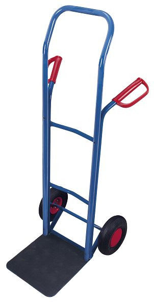 VARIOfit Möbelkarre, Außenmaße: 620 x 635 x 1.400 mm, RAL 5010 enzianblau, Radsatz: Luftbereifung, sk-710.230