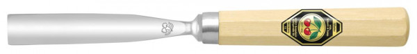 Kirschen Bildhauerbeitel mit Heft, Stich 4, gebogen, 40 mm, 3113040