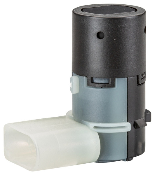 HELLA Sensor, Einparkhilfe, gewinkelt, 3-polig, gesteckt, lackierbar, 6PX 358 141-241