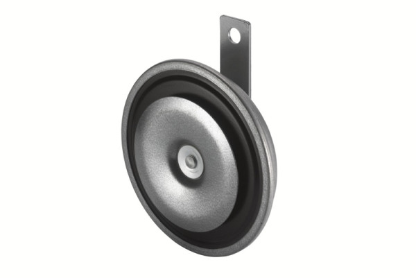 HELLA Horn, B36, 12V, 116dB(A), Frequenzbereich: 335Hz, Tiefton, Gehäusefarbe: grau, Flachsteckanschluss, Feuchtigkeitsschutz, 3BA 002 768-131