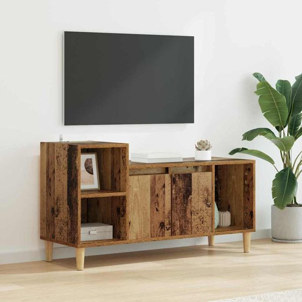 vidaXL TV-Schränk Altholz 100 x 35 x 55 cm Holzwerkstoff, 881021
