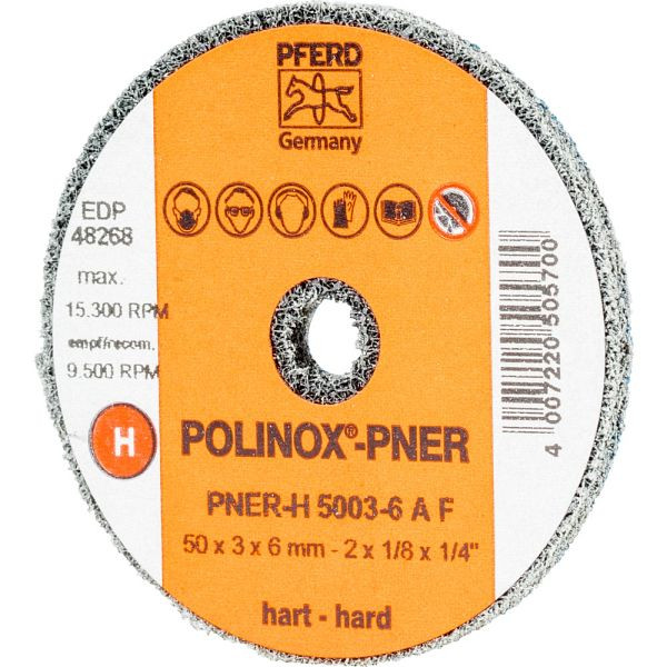 Pferd POLINOX-Kompaktschleifrad PNER-H 5003-6 A F, VE: 10 Stück, 44691005