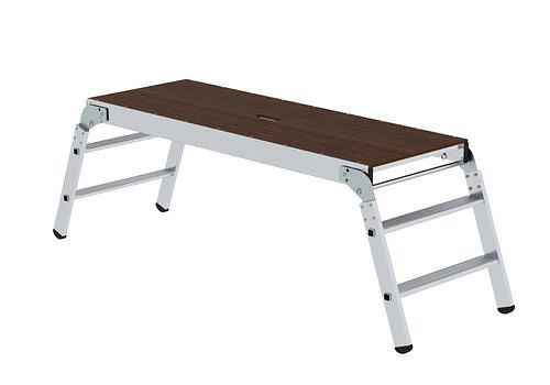Krause Arbeitsplattform klappbar, aus Aluminium, Standfläche 1,70 x 0,60 m, 274531