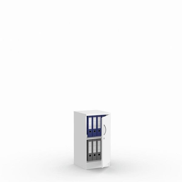 Deskin Flügeltürenschrank MULTI M, Dekor weiß, B 400 x H 805 x T 420 mm, 275506