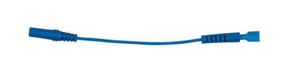 KS Tools 4,0 mm Eingangsbuchse auf 6,0 mm Prüfadapterbuchse flach (blau), 150.0963