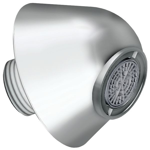 KWC Wandauslauf, DN15, diebstahlhemmend Luftsprudler, Ausladung 28 mm, 50 Gr, 2000107291