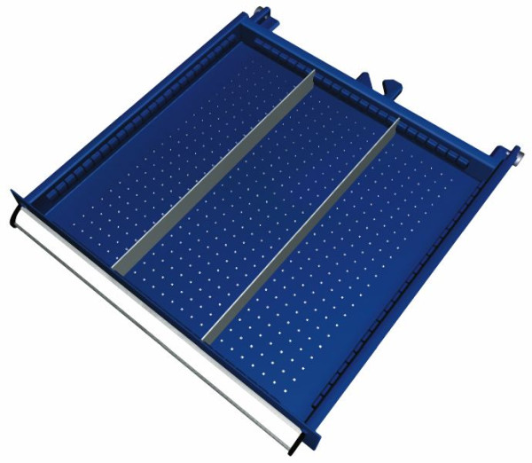 KLW Einteilungsmaterialsatz für Schubladen Fachhöhe 100 & 125 mm in SEA - Schrank, Schrankgröße 572 x 605 mm B x T, B06, SEA-B06-068