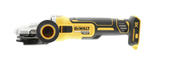 DeWalt 18 Volt Akku-Flachkopf-Winkelschleifer 125mm (bürstenlos) – Basisversion, DCG405FNT-XJ