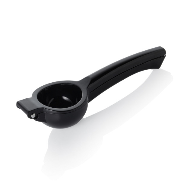 WAS Zitruspresse, Ø 6 cm, 22 x 7,5 cm, schwarz, Aluguss, 1401022
