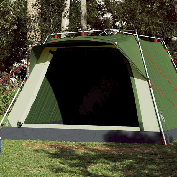 vidaXL Campingzelt 4 Personen Grün Quick Release, 4004219