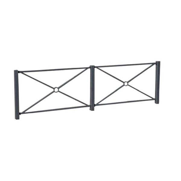 Stein HGS Schutzgeländer, Achsabstand 1000 mm, 418.710b