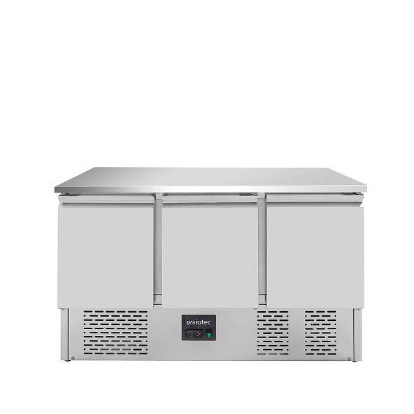 Vaiotec EASYLINE Kühltisch Mini 700 / 3-fach - mit 3 Türen, 136,5x70x85 cm, 10015