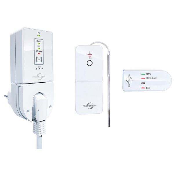 PROTECTOR Funk-Komfort-Abluftsteuerung mit Thermo-Sensor-Einheit,2 Funk Sender, 140329