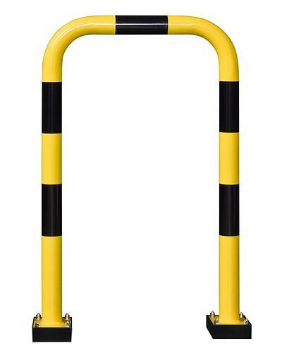 DENIOS Rammschutzbügel R 12.7 nachgebend, zur Außenaufstellung, 750 x 1240 mm, 248342