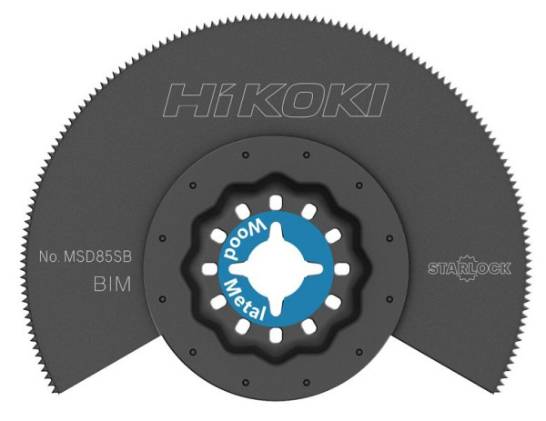 HiKOKI Multi tool Sägeblatt Holz+Metall BIM STARLOCK MSD85SB, 782724