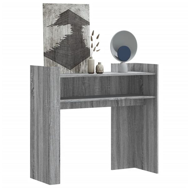 vidaXL Konsolentisch Grau Sonoma 100x35x90 cm Holzwerkstoff, 848470