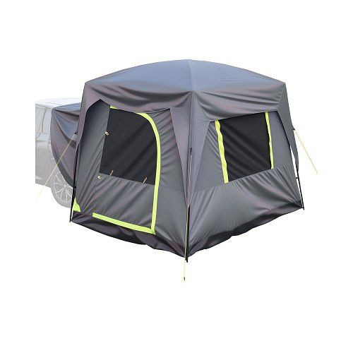 VEVOR SUV-Campingzelt (248x308x230cm) wasserdicht für 5-8 Personen, Doppelschicht-Design mit Fenstern, Netzfenstern & Regendach, CZZPCHK108FTS8UF8V0