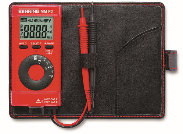 Benning MM P3, Digital-Multimeter im Taschenformat, leicht, 600,V 40MOhm, 044084