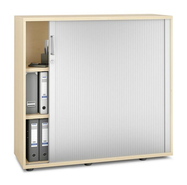 Deskin Rollladenschrank MULTI MODUL-PRO, Ahorndekor, B 1200 x H 1140 x T 420 mm, 352346