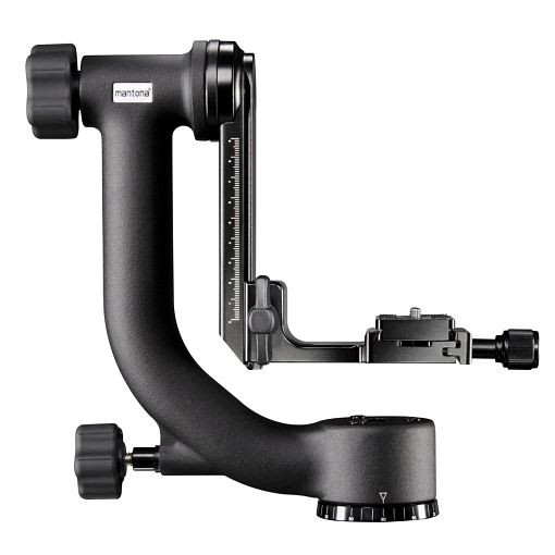 Mantona Gimbal Stativkopf TK-I, inkl. Schnellwechselplatte, 1017020