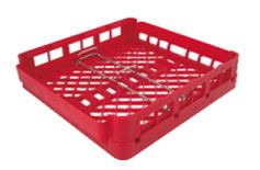 ZANUSSI Tablettkorb Kunststoff, rot, für 5 Tabletts 530 x 325 mm, B x T x H in mm: 500 x 500 x 105, 406867006