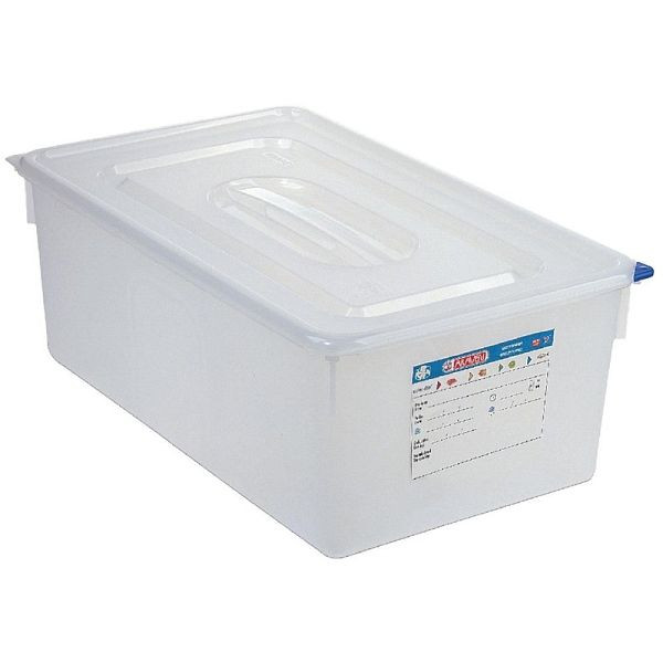 Araven Polypropylen 1/1 Gastronorm Lebensmittel-Aufbewahrungsbox 28 Liter (4 Stück), DL984