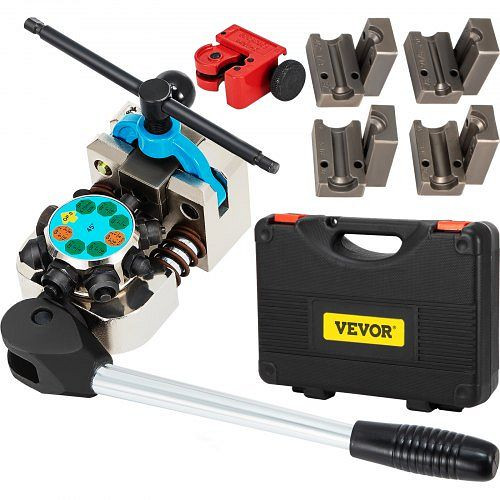 VEVOR Bremsleitungs-Bördelgerät, 45-Grad-Einzel-, Doppel- und Blasenbördel für Rohrgrößen von 3/16", 1/4", 5/16" und 3/8", PQGKZQJS42716DF31V0