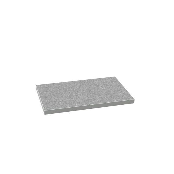 bott cubio Schrankauflage direktbeschichtet, umlaufend 2mm ABS-Kante, BxTxH: 800x525x20mm, RAL 7035, Lichtgrau, 41201011.16M