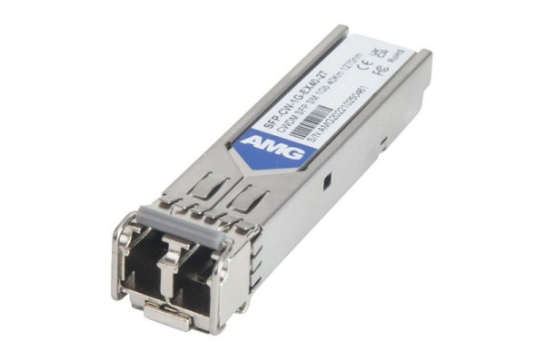 AMG Systems SFP, 1Gb/s, Doppelfaser, Singlemode, 40km Reichweite Tx/Rx: 1270nm, LC, DDM, DWDM, SFP-CW-1G-EX40-27