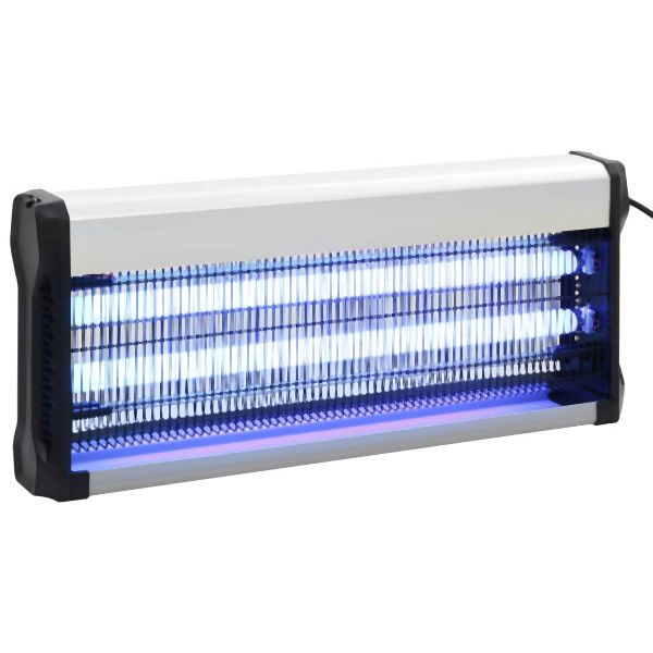 vidaXL Insektenvernichter Schwarz Aluminium ABS 40 W, 50765