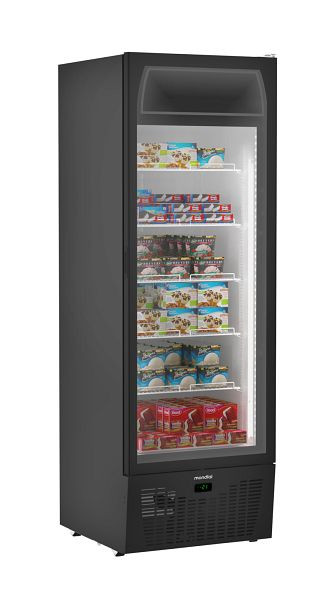 KBS Glastürtiefkühlschrank TK 402 GDU schwarz, 465608, 4059395051186