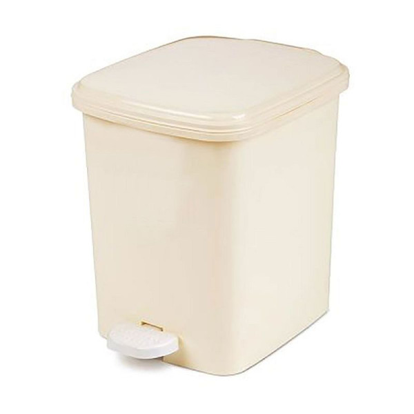 STEIN HGS Rechteckiger Treteimer, weiß, 22 Liter, 84028.0003