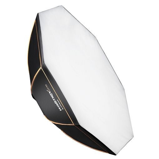 Walimex pro Octagon Softbox Orange Line 120, inkl. Front- und Zwischendiffusor sowie Transporttasche, 1018790
