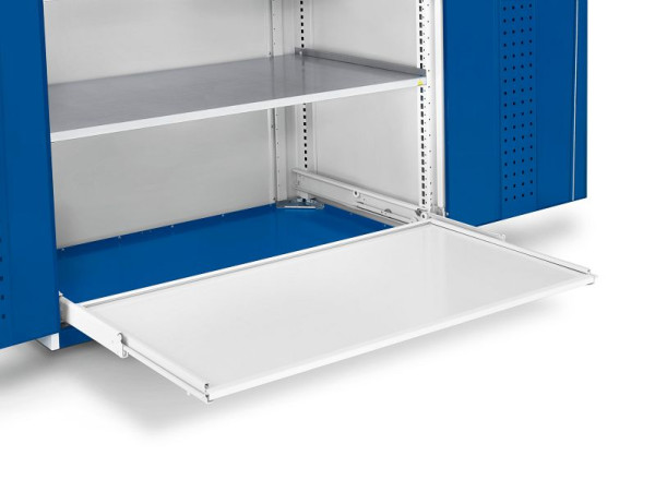 bott cubio Schwerlast-Auszugstablar BxTxH: 1300 x 650 x 75 mm, RAL 7035, 40522092.16M