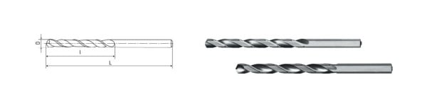 ELMAG HSS Co5-Spiralbohrer DIN 340, Ø 3,5 mm (lang), 70705