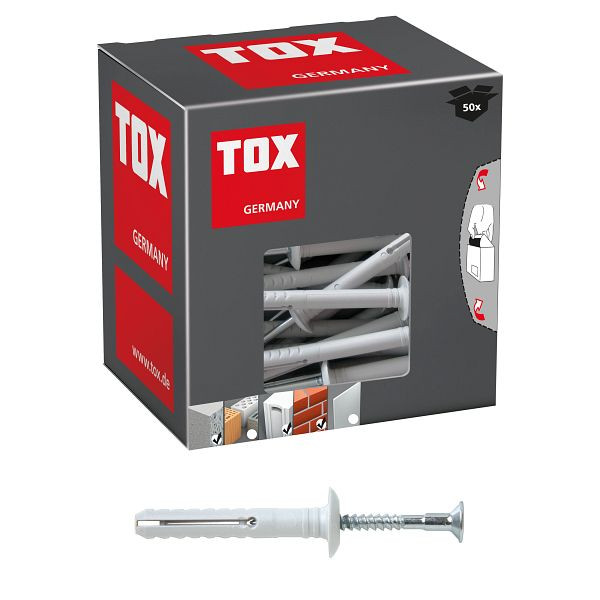 TOX Metallständer-Befestigung Attack Metal 6x35 mm, VE: 50 Stück, 019102131